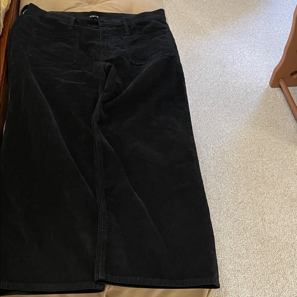J. Crew Black Corduroy Pants